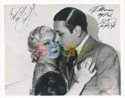 MAE WEST GEORGE RAFT SIGNED AUTOGRAPHED 8x10 PHOTO Reprint • $19.95