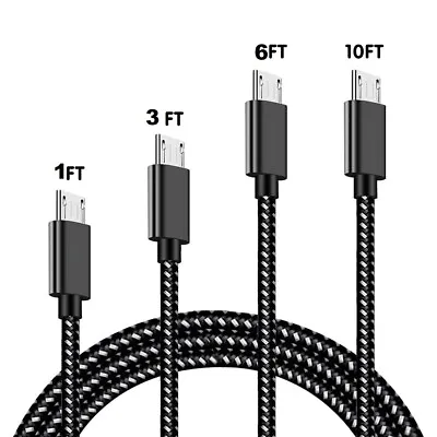 Heavy Duty Micro USB Fast Charger Data Cable Cord For Samsung Android HTC LG Lot • $148.88