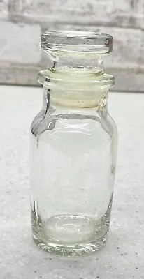 Vintage Glass Spice Bottle Jar Apothecarty With Stopper (4 Inch) Made In Japan • $7.99