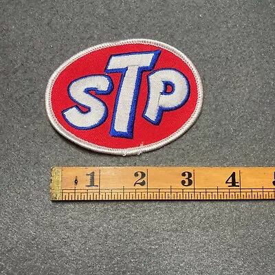 $4.80 • Buy STP Oil Company Embroidered Patch Gas Auto Cars Red White