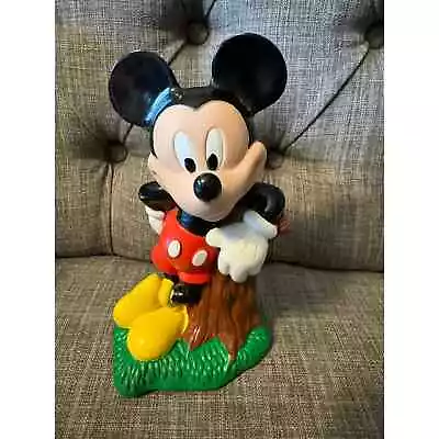 Vintage Disney Mickey Mouse Just Toys Bank 1994 7x4 • $18.99