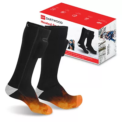 Warm Heated Socks With Rechargeable Electric Battery For Men Women Winter Cold • $16.99