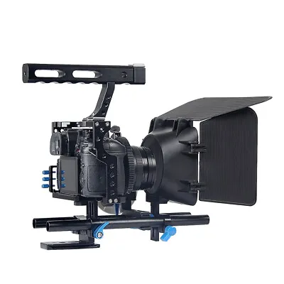 £122.12 • Buy DSLR Rig Video Making Stabilizer Matte Box Follow Focus Assy For   A7 A7R #1