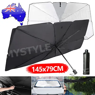 Sunshade Front Window Cover Foldable Car Windshield Visor Sun Shade Umbrella • $12.95