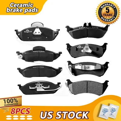 Front Rear Ceramic Brake Pads For Mercedes Benz ML320 ML350 ML430 • $37.99