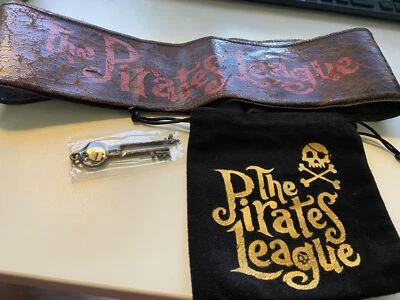 £19.46 • Buy Walt Disney World Parks  The Pirates League  Shoulder Sash Treasure Bag & Key