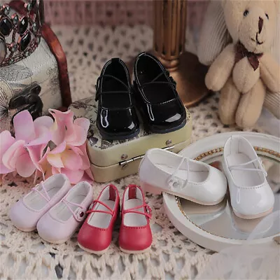 1/4 BJD Doll Shoes Leather Shoes MSD Doll Puppets SD PU Handmade Doll High Heels • $17.56