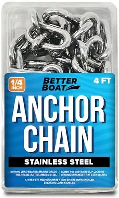 Stainless Steel Anchor Chain Boat Anchor Chain Anchor Chains For Boats Stainl... • $44.77