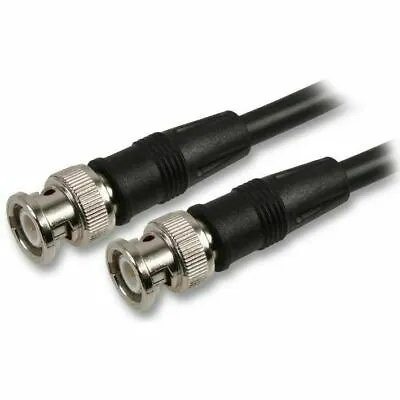 £4.92 • Buy BNC Plug To BNC Plug Cable Lead CCTV, RG59 With Pure Copper Conduction - 3m