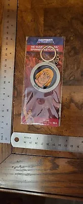 Masters Of The Universe He-Man & She-Ra Spinner Keychain Double Sided Loot Crate • $4