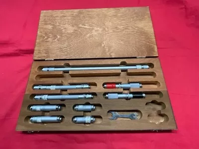 Starrett S244AZ Precision End Measuring Rod Set 4-5  Range Vintage • $200