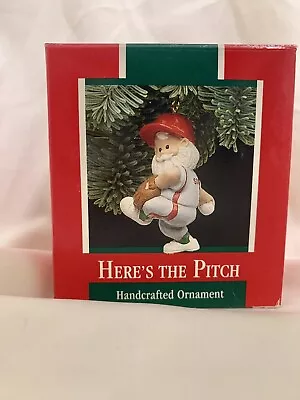 NIB Vintage 1989 Hallmark Keepsake Ornament Here's The Pitch • $8