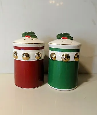 $19.99 • Buy Vintage Christmas Salt And Pepper Shakers Made In Japan FREE SHIPPING!