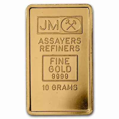 10 Gram Gold Bar - Johnson Matthey (Plain Back) • $942.95