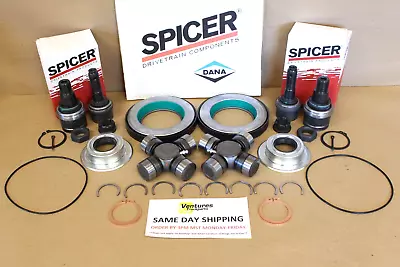 Spicer 2005-2014 Ford F250 F350 4X4 Front Axle Seal Ball Joint U Joint Kit • $428.47