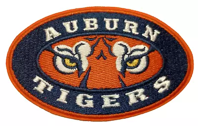 Auburn Tigers~Embroidered PATCH~3 1/2  X 2 1/8 ~Iron Or Sew On~NCAA • $4.25