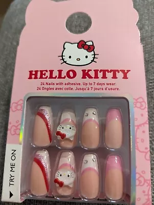 Primark Hello Kitty 24 False Nails With Adhesive • £8.99