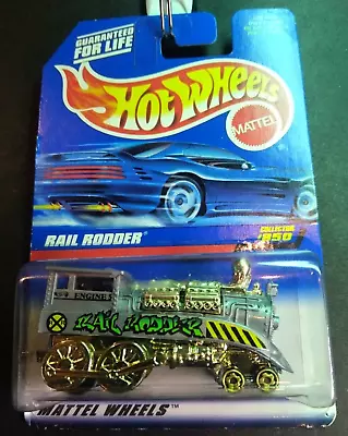 1998 HOT WHEELS RAIL RODDER TRAIN ENGINE #850 Fast Ship! • $6.95