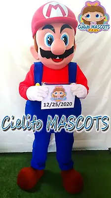 Mario Bros Mascot Costume Mascotte Cosplay Botarga Halloween Cielito MASCOTS • $240