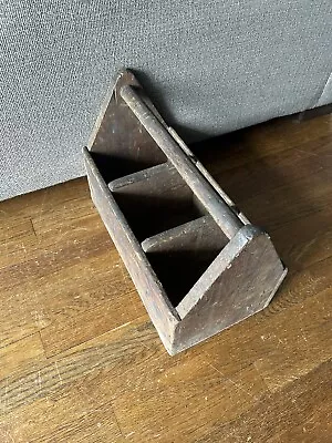 Antique Solid Wood  Pine Tool Box Decor  Ect 1950s • $30