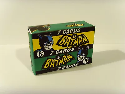 BATMAN - A&BC (black Bat) - Superb Custom Picture/ Gum Cards Display Box. • £5.99