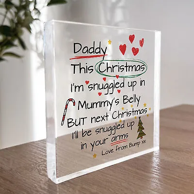 Daddy Christmas Gifts From Bump Christmas Gifts For Daddy To Be Baby Gifts • £9.99