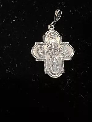 St. Christopher Sterling Silver Metal - Vintage • $20