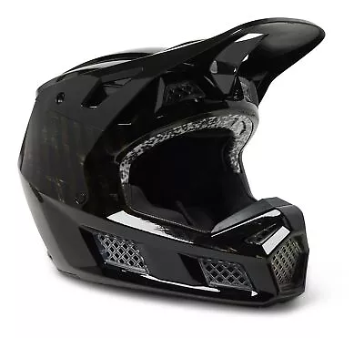 Fox Racing V3 RS Slait MX Offroad Helmet Black SM • $341.71