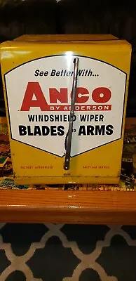 1960's GAS STATION ANCO WIPER DISPLAY SERVICE PARTS CABINET Countertop - Vintage • $299