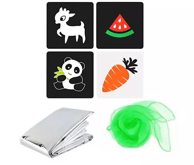 £3.99 • Buy Baby Sensory Scarf Flash Card Foil Blanket Set The Baby Club Baby Links Rings