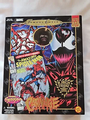 Toybiz Marvel Famous Covers #361 Spiderman Carnage Action Figure Brand New Rare • $50