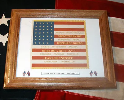 34 Star American Civil War Flag.....100th Ohio Infantry • $39.99