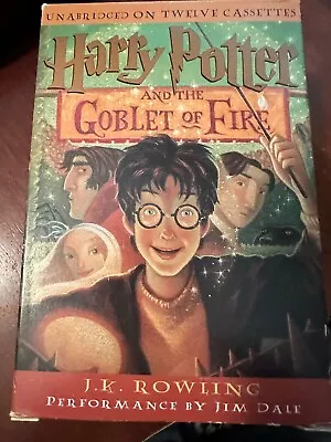 Harry Potter And The Goblet Of Fire Audio Book Of 12 Cassettes 20 Hours • $3.99