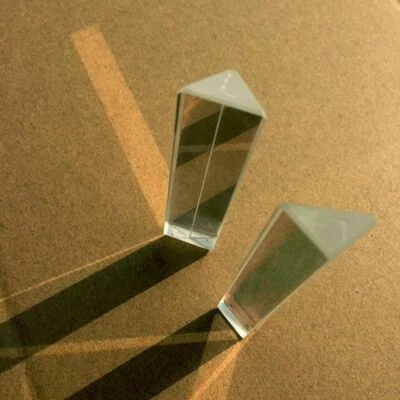$15.29 • Buy Optical Glass Prism Right Angle Triangular K9 Reflect Rainbow Photography Mirror