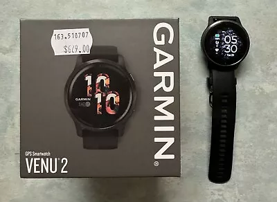 Garmin Venu 2 GPS Smartwatch Black • $350