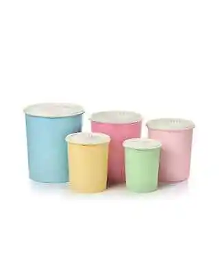 Tupperware Heritage 10 Piece Vintage Nested Canister Set • $49.97