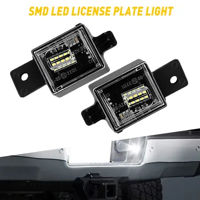 LED License Plate Tag Lights For 2014-18 Chevy Silverado GMC Sierra 6000K White • $14.89