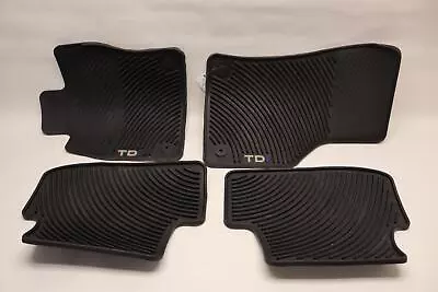 2015-2018 Volkswagen Vw Golf Tdi Front & Rear Floor Mats Rubber Set Oem • $125