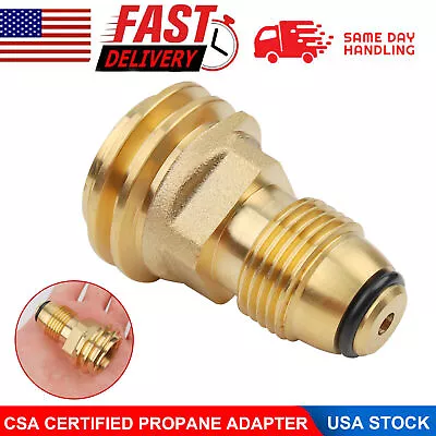 Propane Tank Converts Adapter Refill POL LP Tank Valve To QCC1/Type1 Regualtor • $6.99