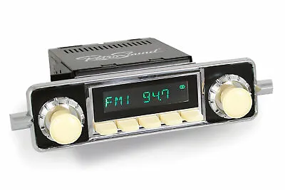1958-67 Volkswagen Beetle Radio AM FM Bluetooth USB Stereo RetroRadio M2 Ivory • $314.99