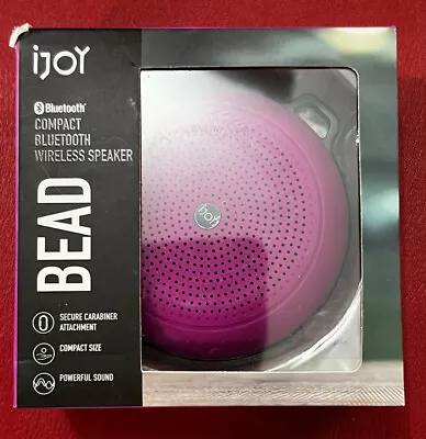 IJoy Bead Compact Bluetooth Wireless Speaker Pink IJ17-BEAD-V2U5 • $10