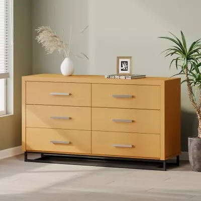 Maple 6-Drawer Chest | Classic And Spacious Storage Solution • $311.99