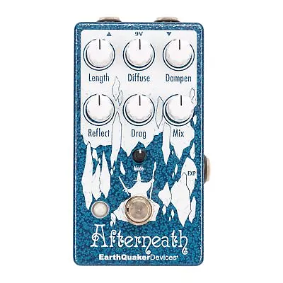 EarthQuaker Devices Afterneath V3 - Limited Edition Blue Hammertone • $199