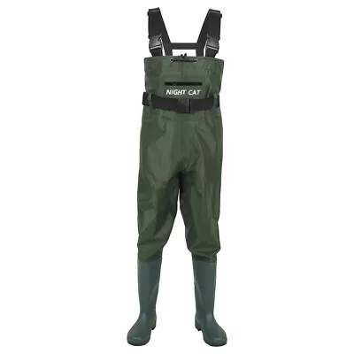 Chest Waders Bootfoot Nylon PVC 2-PLY Fishing Hunting Working Wader Unisex 2024 • $49.98