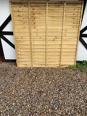 Lap Panel Fencing Overlap Treated 6x6 • £21.11