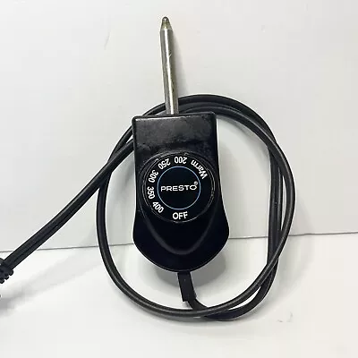 Presto 0690005 Skillet Griddle Temperature Control Heat Power Cord Plug • $13.75