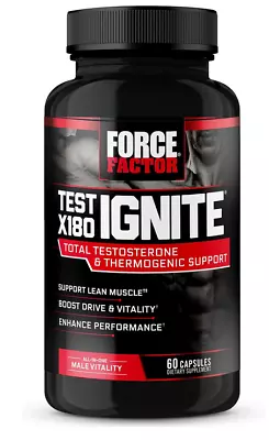 Test X180 Ignite Testosterone Booster For Men Testosterone Support Supplement • $35