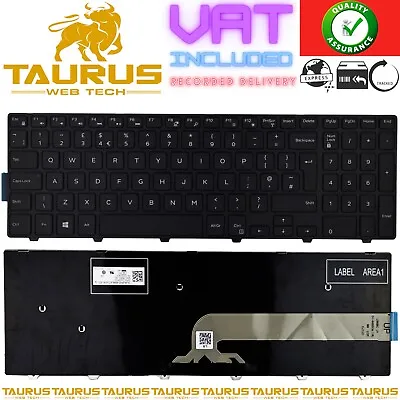 Dell Inspiron 15-5000 5558 5559 5566-77 UK Layout Laptop Keyboard Frame FREE P&P • £15.49