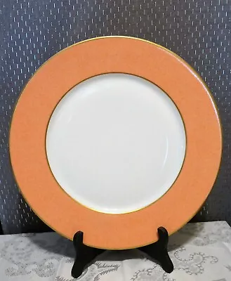 Raynaud Limoges France HORIZON Salmon Orange PRESENTATION / SERVICE CHOP PLATE • £150.43