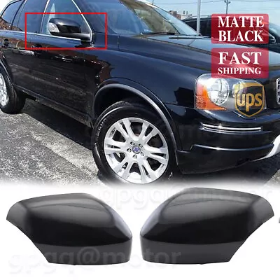 LH+RH Driver Passenger Side Car Door Mirror Cover Cap For VOLVO XC90 2007-2014 • $39.99